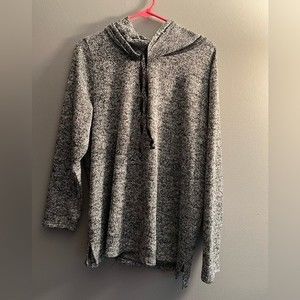 Lane Bryant 14/16 Gray Slouch Neck Sweater
